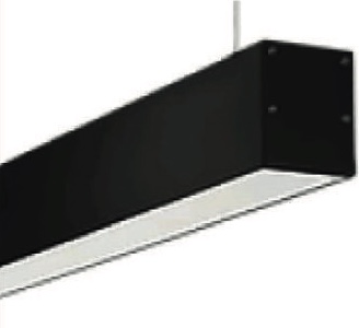 سكة بروفايل تعليق أسود عرض 3.5 ارتفاع 6.7 بدون شفة