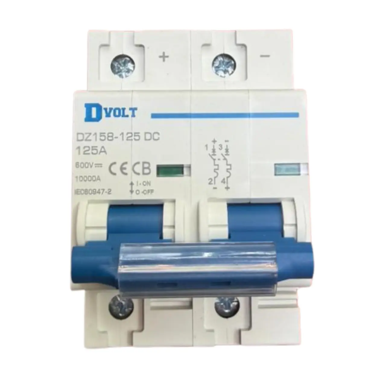 قاطع مجوز DC<br>125A